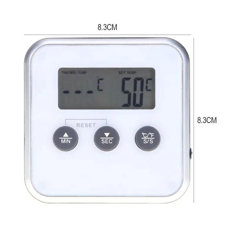 Digital Oven Thermometers Wireless Food Cooking BBQ Thermometer LCD Barbecue Timer Probe Temperature Kitchen Cooking Tools