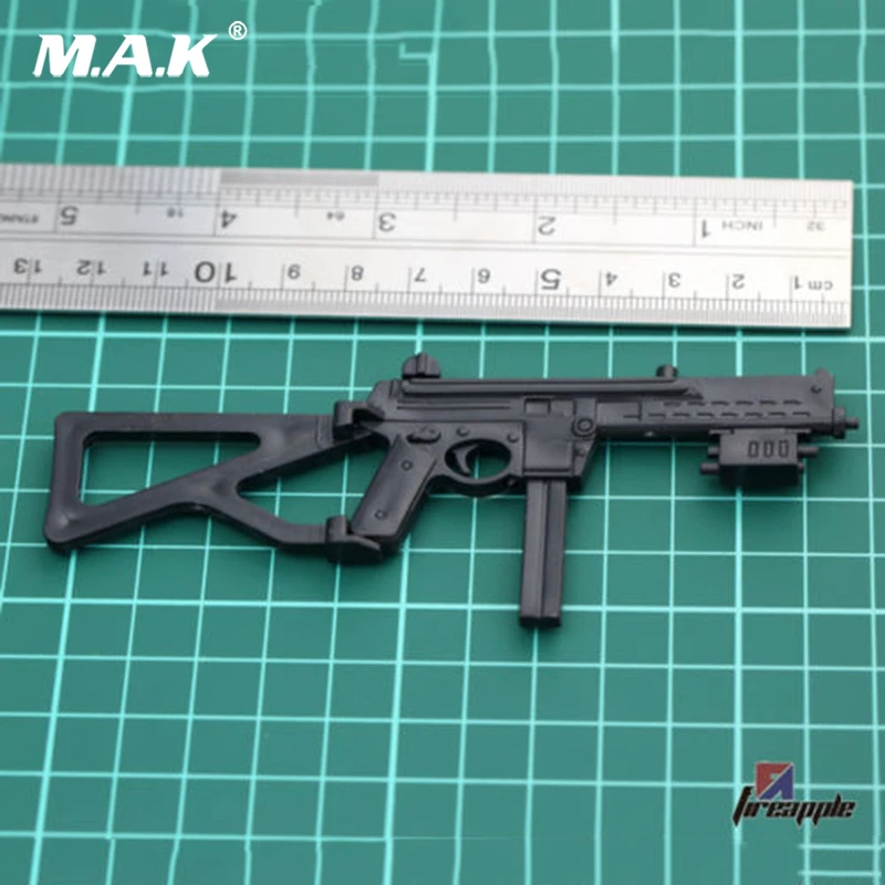 

1:6 Scale Black Plastic Submachine Gun Weapon Mode For 12" Action Figure