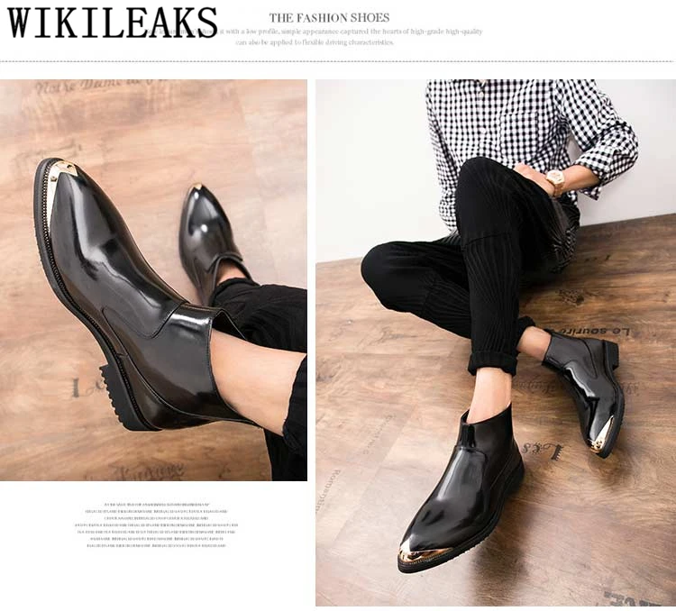 Coiffeur/высокие мужские Ботильоны; итальянская брендовая дизайнерская обувь; мужские ботинки; кожаная модная классическая обувь ковбойские сапоги; мужские ботинки; ayakkabi