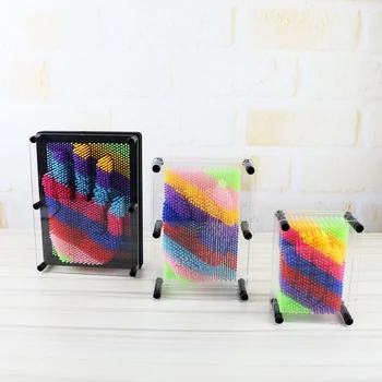 

3D DIY Pin Art Sculpture Statue Home Decor Accessories Desk Toy Decoration Needle Carving Figurine Mold Living Room Ornaments