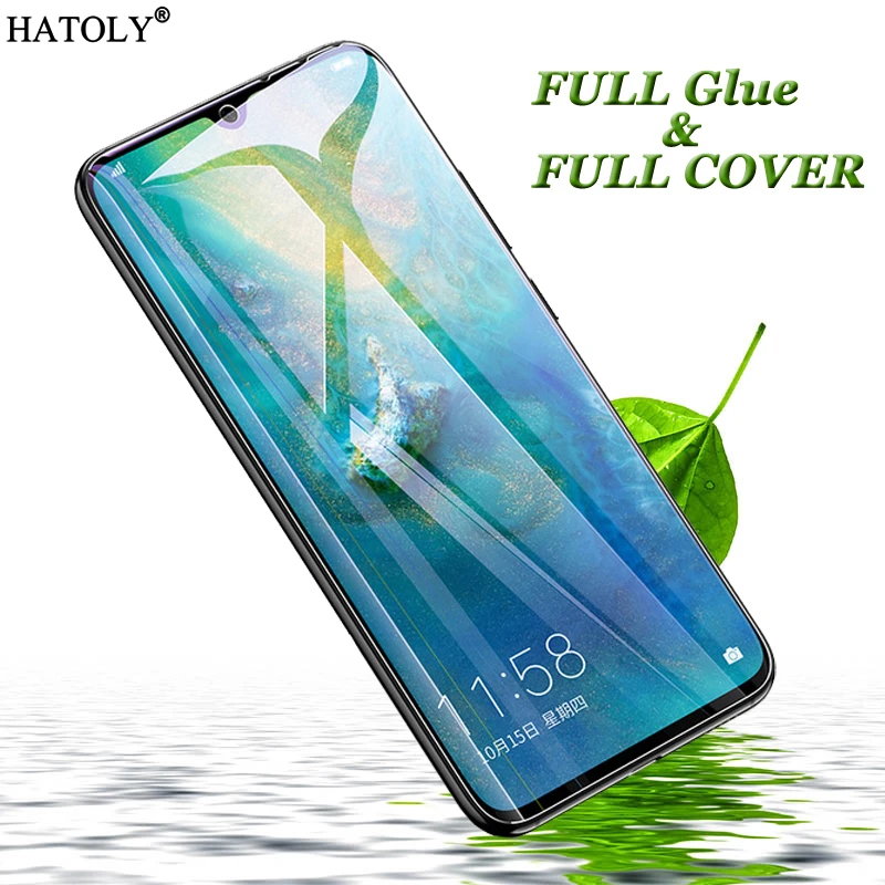 Стекло Huawei Mate 20 закаленное стекло для пленка 9H полное склеенное покрытие
