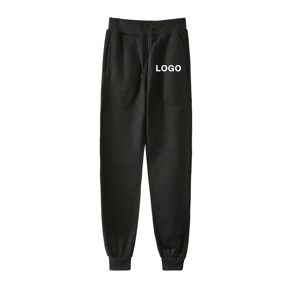 DropShipping Custom DIY Logo Beam Pants Men Women Kpop Customize Streetwear HIP HOP Sweatpants Fashion Cool Full Trousers