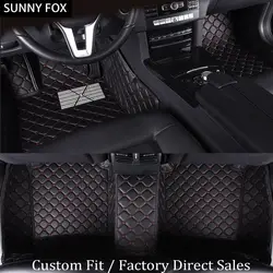 SUNNY FOX автомобильные коврики для BMW X5 E70 F15 кожа ПВХ Нескользящие водонепроницаемые Тюнинг автомобилей полное покрытие rugs SUNNY FOX ковер