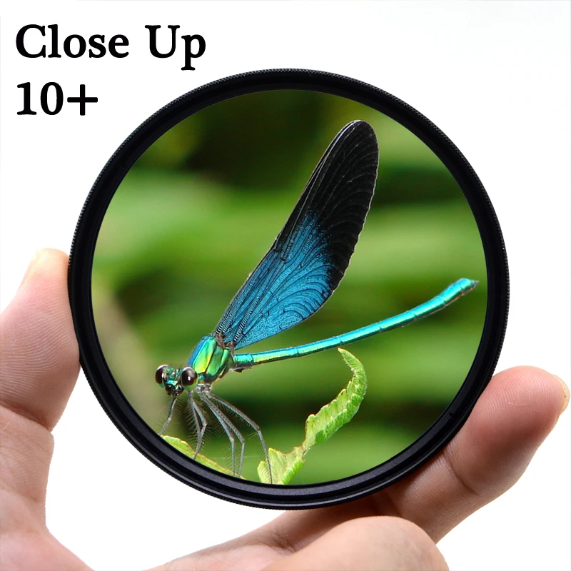 Фильтр для объектива камеры KnightX Macro close up 10 + canon sony nikon d3300 1300d 2000d d5100 d70 dslr 52 мм 58 67 |