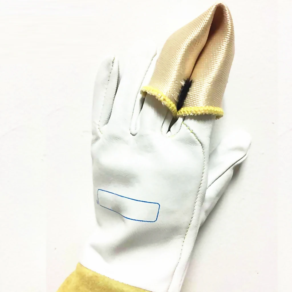 TIG Finger Welding Gloves Heat Shield Cover Guard Heat Protection 15cm/5.9inch