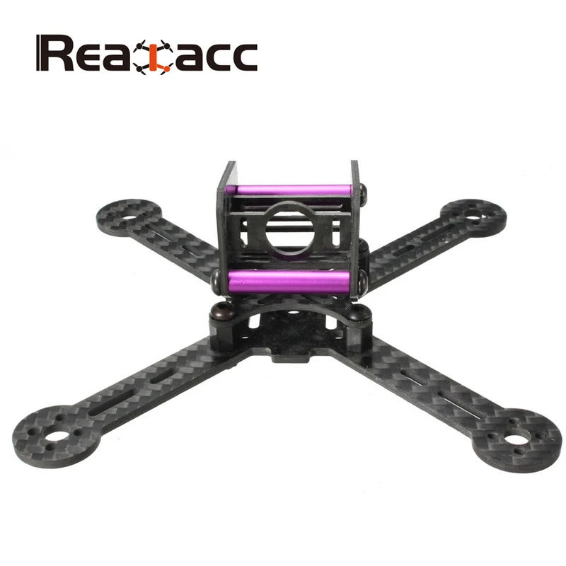 Высокое качество realacc KT100 100 мм углеродного Волокно Рамки комплект MultiCopter Комплект для RC multirotor часть
