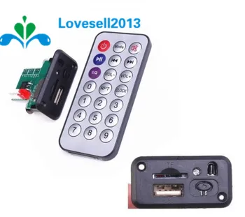 

Car 5V Mini MP3 Decoder Board USB TF U-Disk Reader MP3 Player Amplifier With IR Remote Controller For Arduino