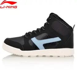 (Распродажа) Li-Ning для женщин LN Hoofer зимняя прогулочная обувь ветровка носимых кроссовки с подкладкой спортивная обувь AGCM204 YXB119