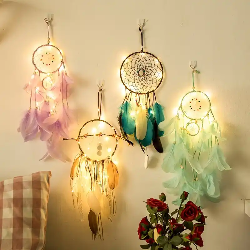 Fairy Lights Led Para Celular Indian Dream Catcher Net