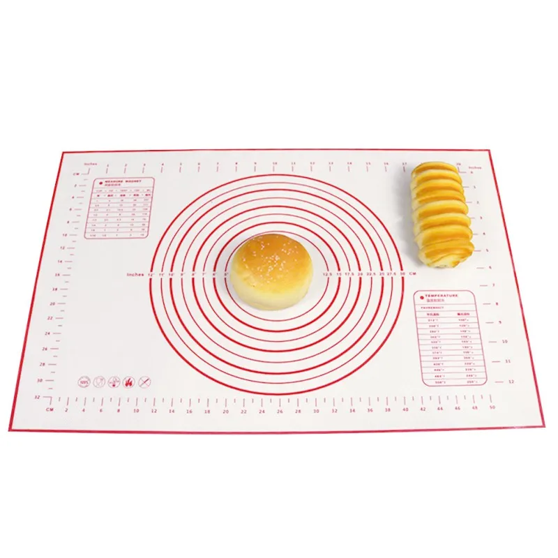

Non-stick Silicone Pastry Mat Kneading Dough Rolling Pastry Mat Mat Bakeware Cake Bearing Liners Cooking Appliance Newest