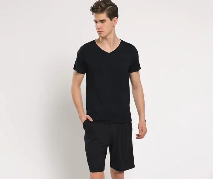 Мужская летняя футболка с короткими рукавами, Повседневная Домашняя одежда j962