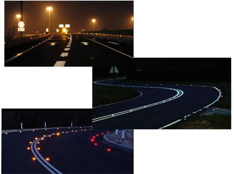 Aviso de Luz Solar ao ar Rodovia de Alta Livre Paisagem Subterrânea Rodada Policarbonato Calçada Indução Velocidade Induzir Lâmpada Luz 25 QQ??20190614093750