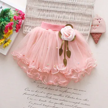 

Kids children Baby Girl Skirt clothes Show Dance Party Flower Princess Gauze Tutu Skirt girl costume children clothing for girl