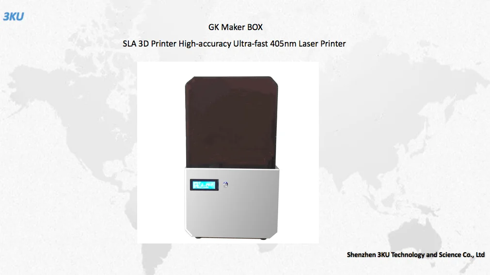Популярный SLA 3d принтер высокая скорость успеха 405nm Смола SLA принтер