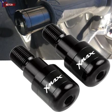 Руль мотоцикла концы ручки обработчик Бар Вилка для YAMAHA XMAX 125 XMAX125 XMAX-125 XMAX250 XMAX 250 XMAX-250 XMAX 400