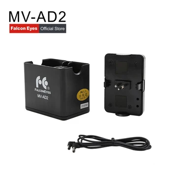 

Falcon Eyes Photographic Accessory Battery NP-F960 Battery Holder Case MV-AD2 for DVR-300DVC/630DVC/630D LED Ring Light