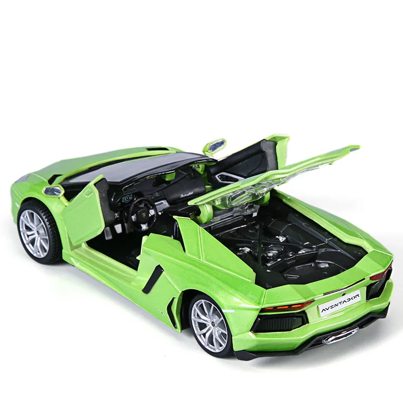 Мотоцикл 1:24 Lamborghini LP7004 модель сборки сплава Roadcar сборка автомобиля Модель завода|