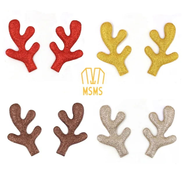 Glitter Felt Reindeer Antlers Glitter Felt Supply Christmas DIY Supply
