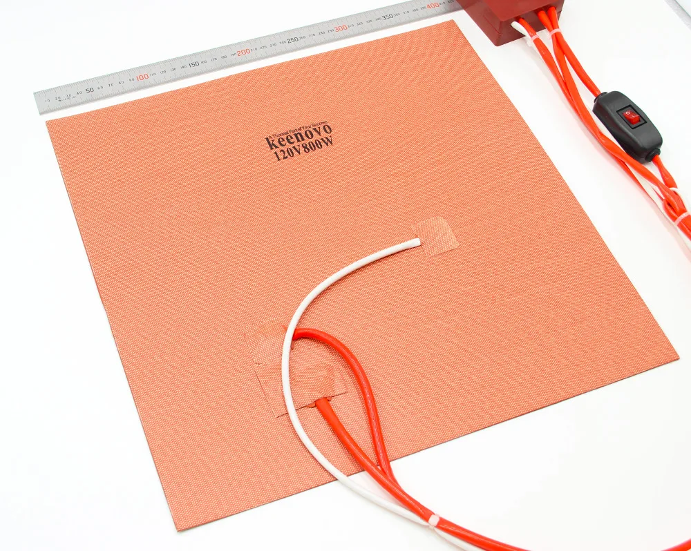 US $198.90 Keenovo Silicone Heater gMax Style 3D Printer Heated Build Plate Heating Kit 16Dual Heating ZonesKeenovo Digital Controller