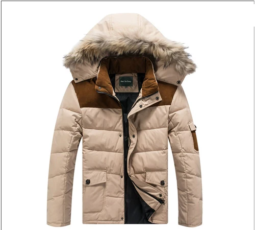 Теплый зимний 180 см бюст мужской утолщение вниз пальто мужская одежда куртка супер большой плюс размер 4XL5XL6XL7XL8XL9XL10XL11XL12XL13XL - Цвет: khaki