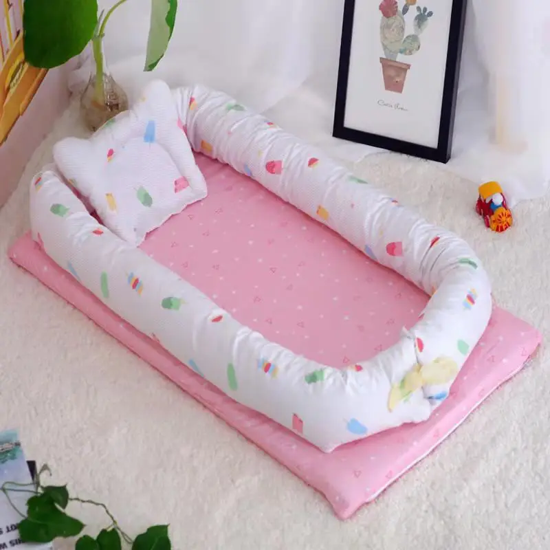 2 шт/3 шт детская кровать портативная съемная и моющаяся кроватка дорожная кровать детский матрас