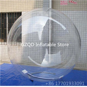 Summer Hot Selling Roll Inside Inflatable Water Walking Ball Inflatable Human Zorb Hamster Balloon Running Water Bubble Ball - Цвет: clear-2m