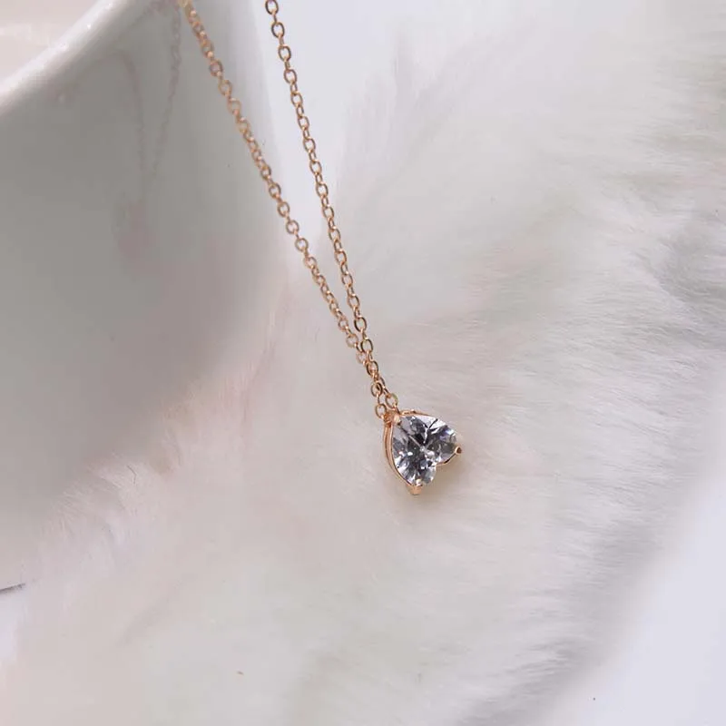 Модное ювелирное изделие, супер блестящее ожерелье-чокер золотого цвета, женское ожерелье с кристаллами в форме сердца, женский подарок на свадьбу, вечеринку, x41