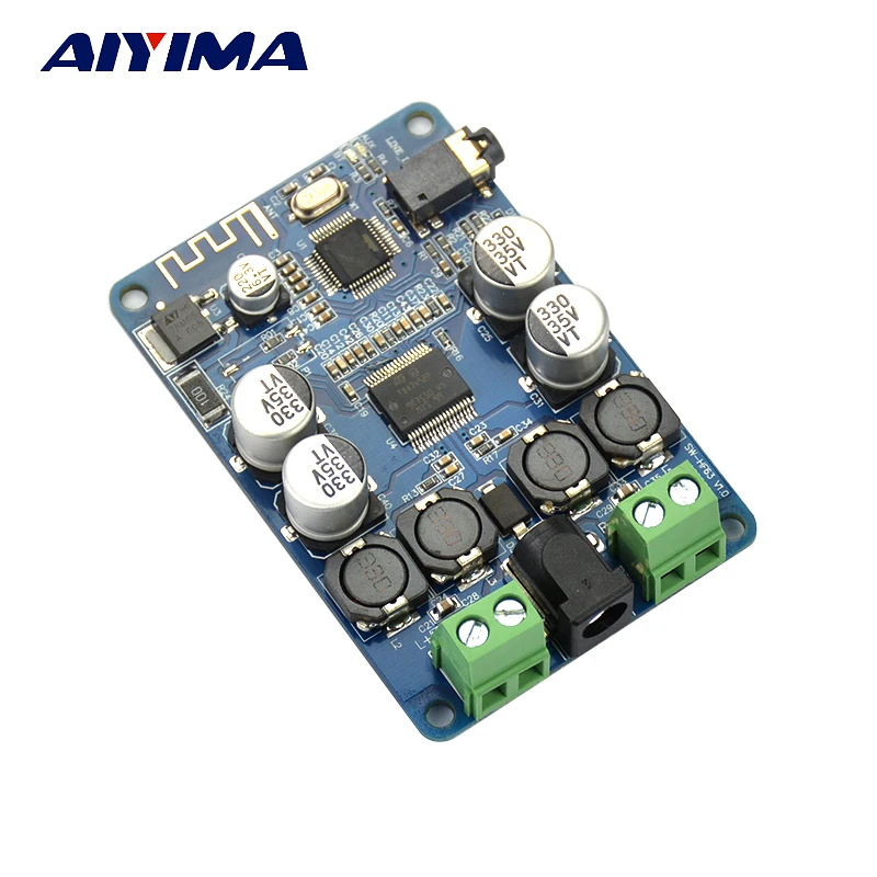AIYIMA TDA7492P Bluetooth усилитель плата 25Wx2 стерео мощности колонки Модифицированная