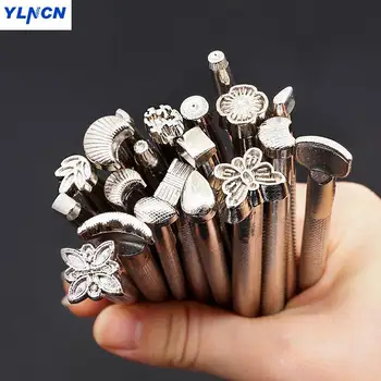 

20pcs/set Leather carving Leather Printing Leathercraft Tools engraving Craft handmade working stamp punch