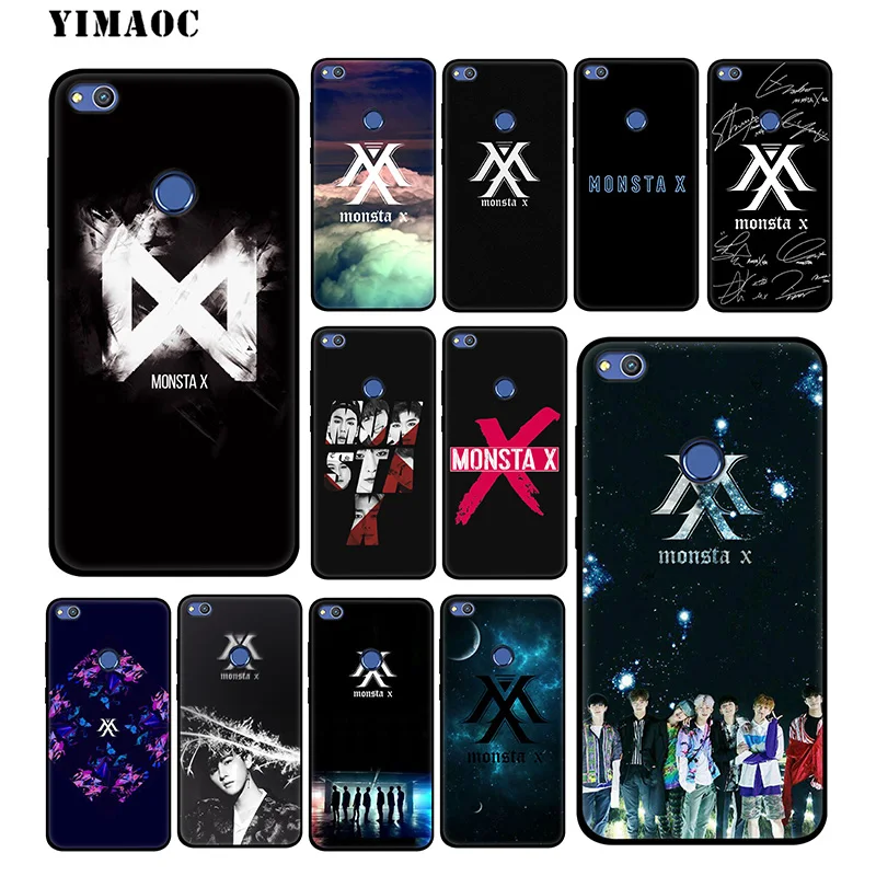 

YIMAOC MONSTA X Bands Soft Case for Huawei Honor View 20 10 8X 8 8C 6A 7A 7X 7C Lite Pro Y9 Y7 Y6 Prime 2018 2017 Honor 20