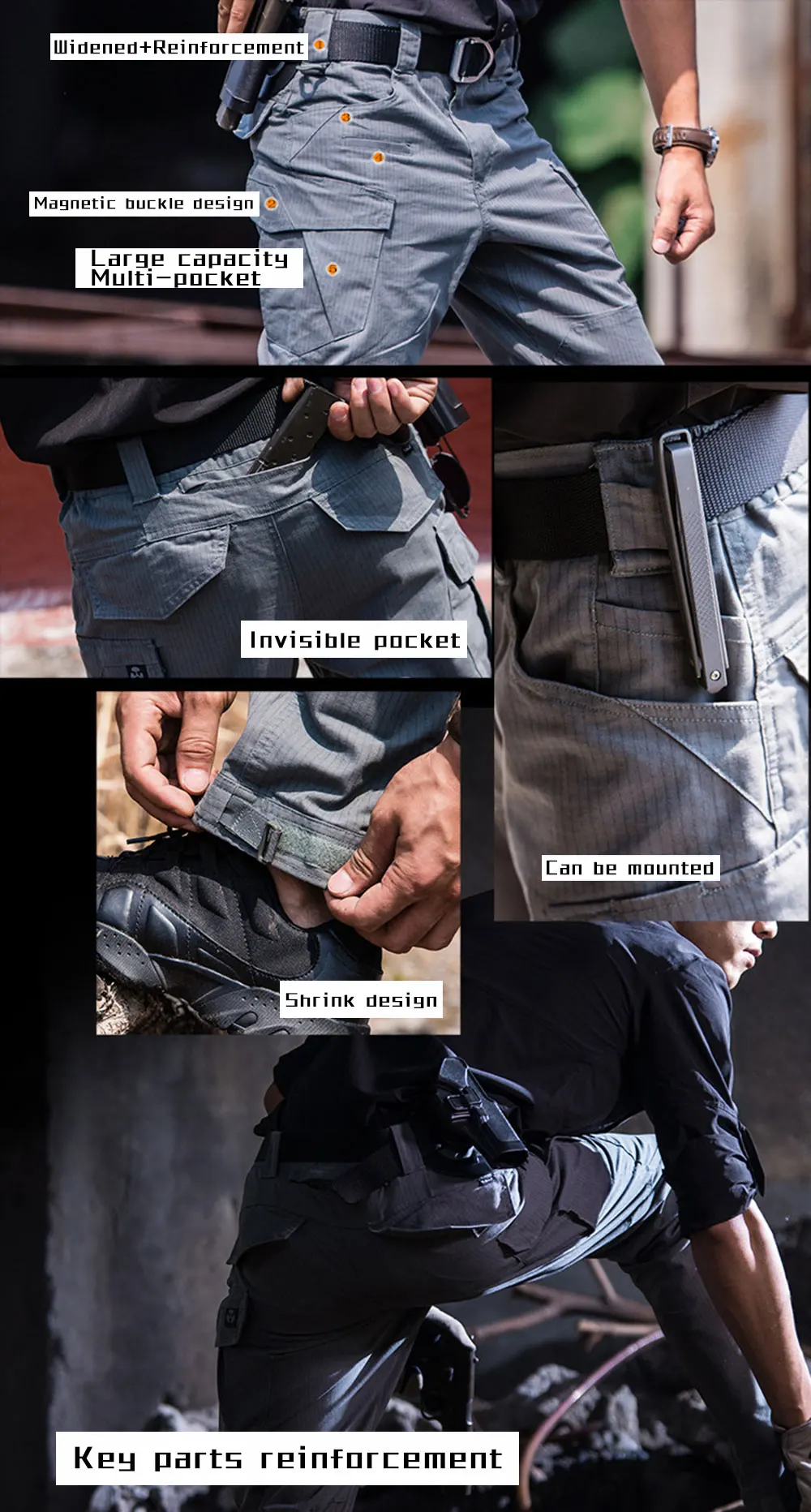 S. archon Lightning серия водонепроницаемый Telfon Rip-stop тактические брюки мужские SWAT армейские брюки новые тканевые военные брюки