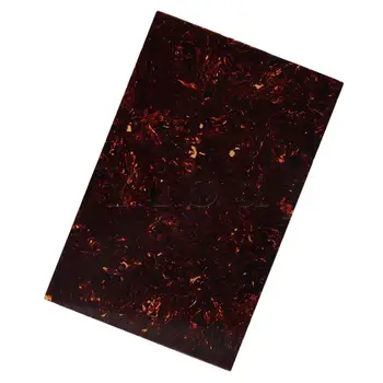 

Yibuy 4Ply Guitar Bass Pickguard Blank Dark Brown Shells Color Pickguard Sheet