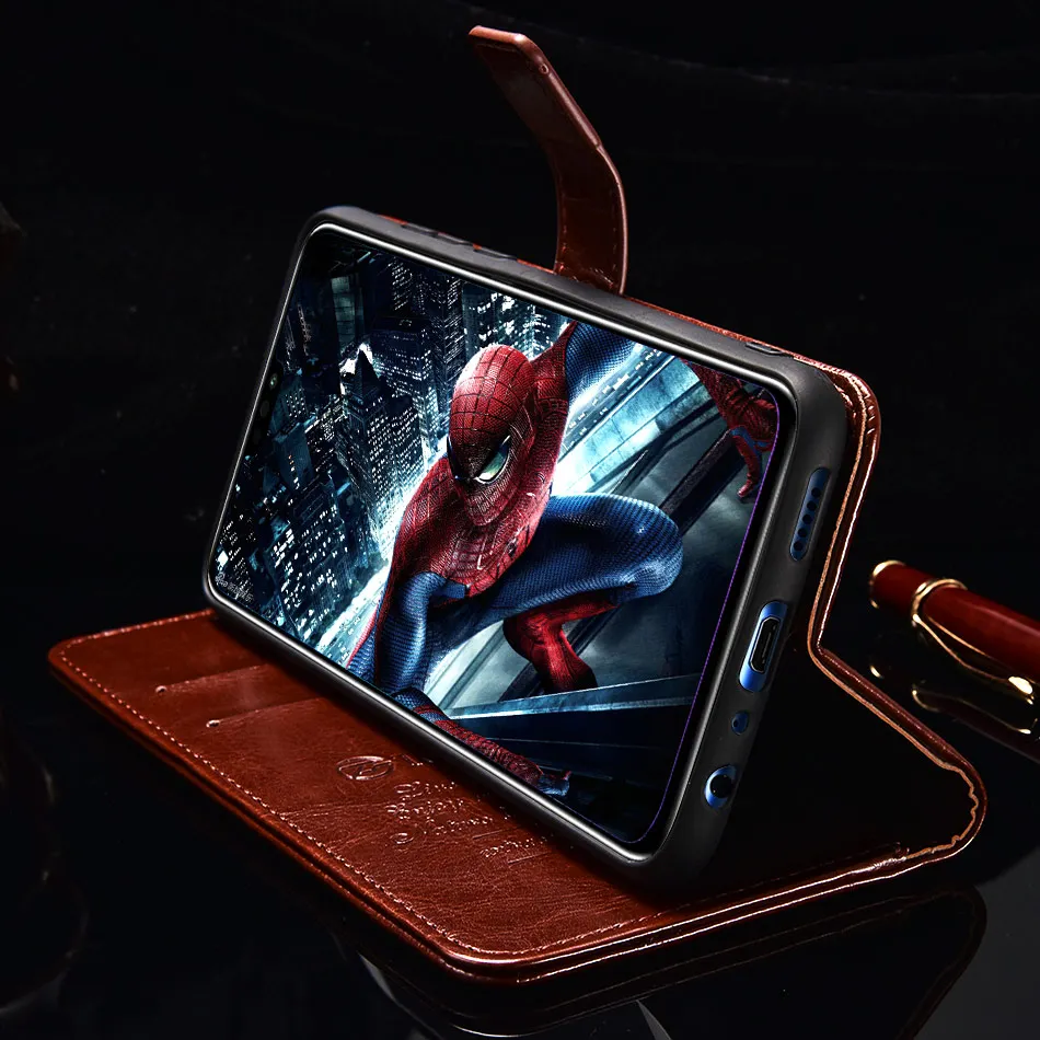 TOMKAS Luxury Flip Leather Case for Honor 8x 360 Protective Phone Cover Wallet Silicon + Leather Case for Huawei Honor 8x (16)