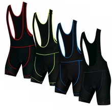 Мужские велошорты для велоспорта, ударопрочные спортивные велосипедные шорты Coolmax, 3D гелевые мягкие mtb шорты для езды на велосипеде, Ropa Ciclismo, черные