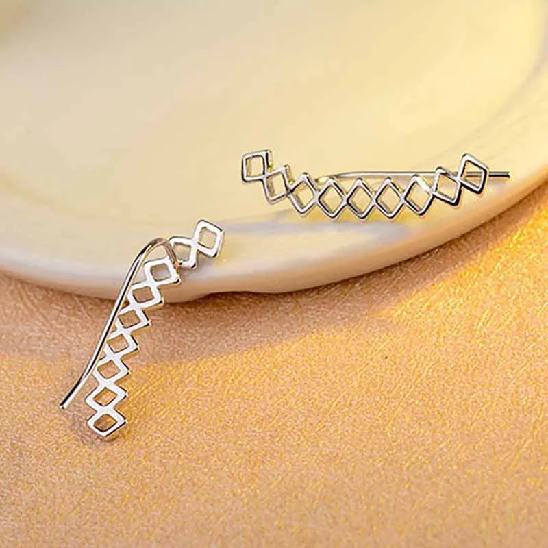 

Surou 2018 New Style Female Fashion Trend Rectangle Geometry Ornaments Temperament Earrings