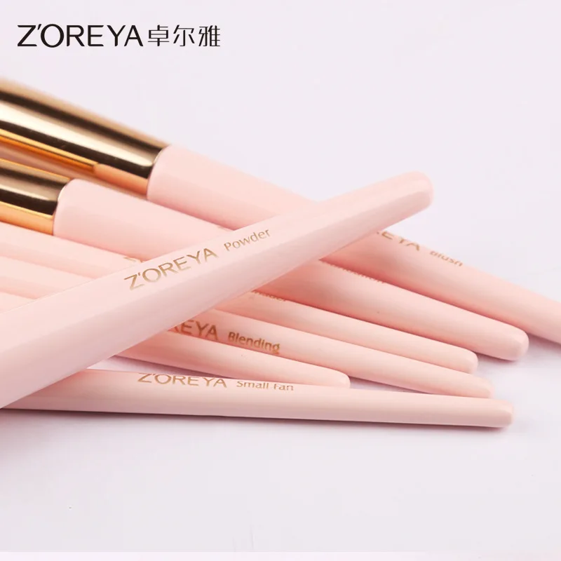 ZOREYA12 Makeup Brushes Set 12pcs Eye Shadow Blending Eyeliner Eyelash Eyebrow Brushes For Make up Portable Eye Brush Set ZOREYA12 Makeup Brushes Set 12pcs Eye Shadow Blending Eyeliner Eyelash Eyebrow Brushes For Make up Portable Eye Brush Set