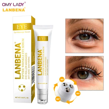 

OMY LADY LANBENA Peptide Anti Wrinkle Eye Serum& EssencePuffiness Dark Circle Remover Anti-Aging Moisturizing Eye Care Beauty