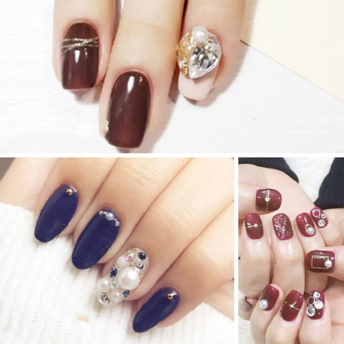 

Nail jewelry sticky diamond crystal adhesive transparent gel nail glue decorative tools glitter plastic nail crafts UV gel nail