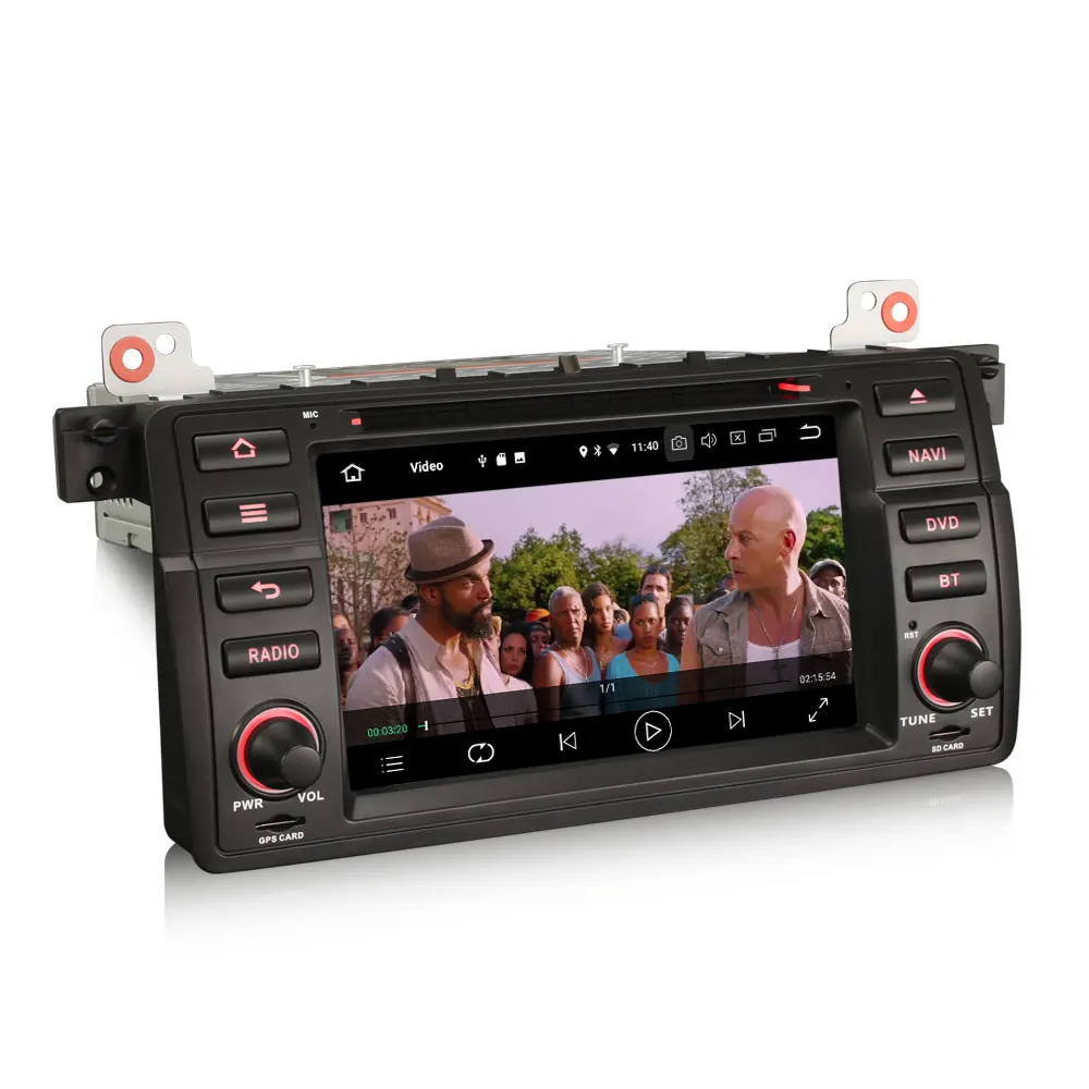 Flash Deal 7" Android 9.0 OS Car DVD Multimedia GPS Radio for BMW E46 (318/320/325) / M3 1998-2006 with External DAB+ Receiver Box Support 3
