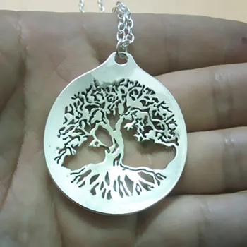 

Wholesale Sacred Tree of Life Necklace Pendant for Women With 60 cm long chain