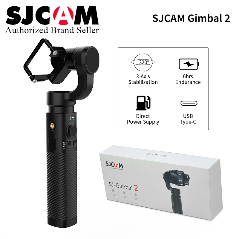 SJCAM Gimbal 2 портативные аксессуары 3-осевая стабилизация для спортивной экшн-камеры SJCAM SJ8 Pro Серии SJ 7 STAR SJ6 legend спортивный экшн Камера