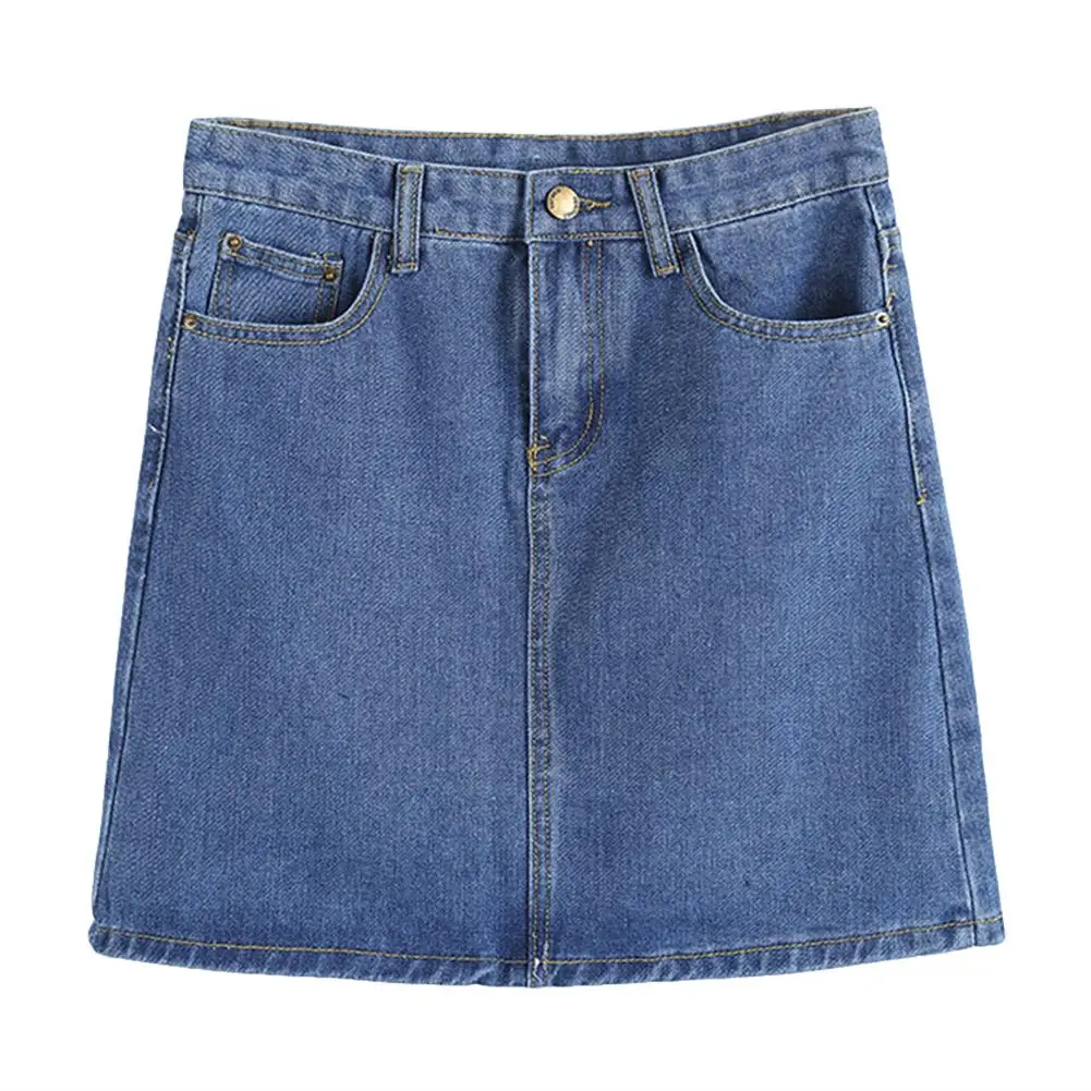

Women Office Party High Waist Bodycon A-Line Jeans Denim Mini Skirt New
