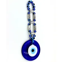 Turquia blue Evil eye pingente de Vidro liga acessórios pingente de vidro do carro do carro pendurar enfeite