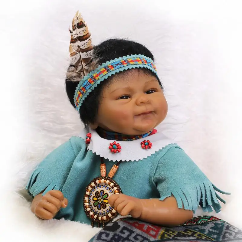 Lifelike Reborn Dolls Babies Native American Indian ...