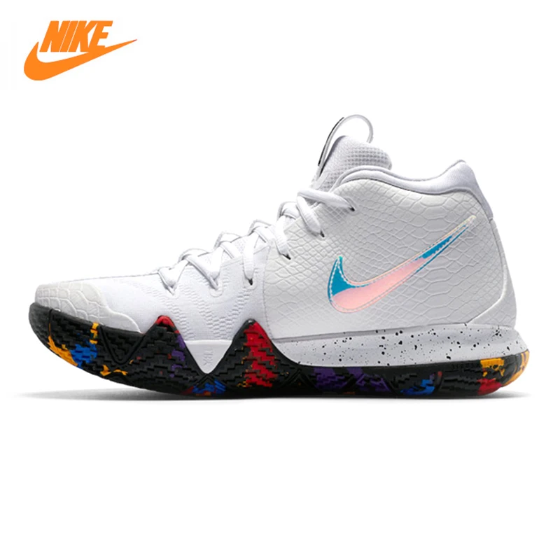 

Nike KYRIE 4 EP Irving 4th Generation Men's Basketball Shoes, White, Breathable, Non-Slip, Abrasion Resistant 943807 104