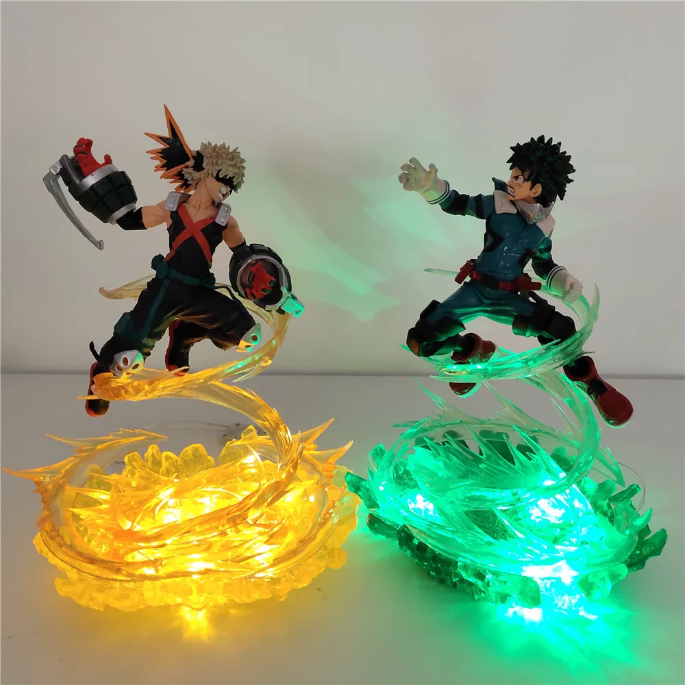 Boku No Hero Academia Lampara Bakugou Katsuki VS Midoriya Izuku Led Night Light My Hero Academia