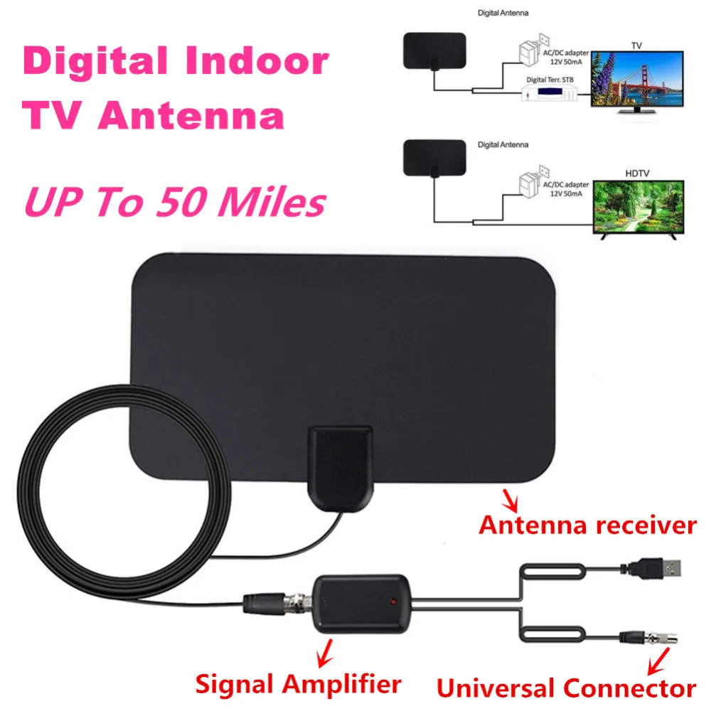 Digital Indoor TV Fox Antenna Receiver Analog TVFox With Antena