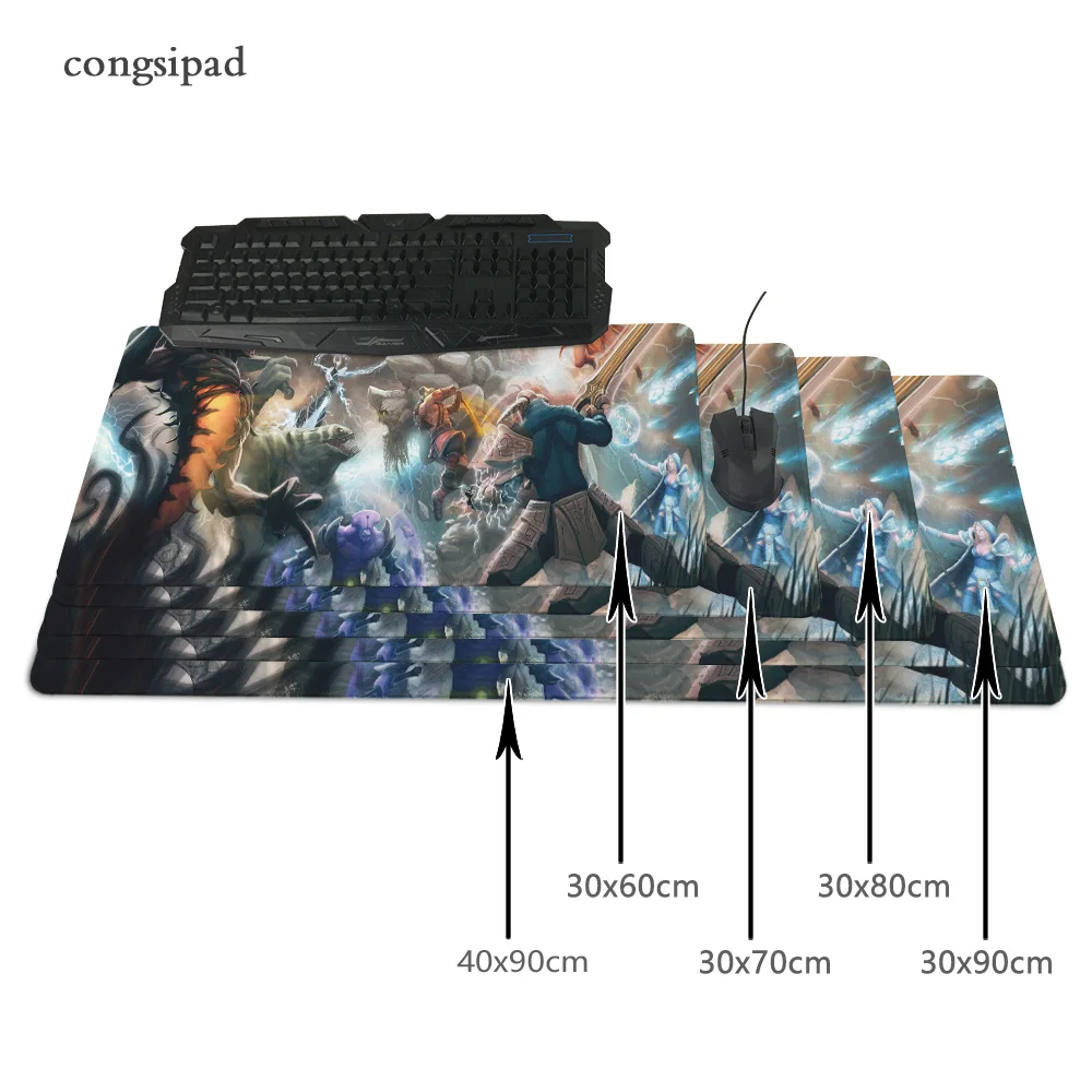  New Simple Design Speed DOTA 2 Game MousePads Computer Gaming Mouse Pad Gamer Play Mats Version Mou