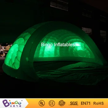 

5X4.2X2.5 meters color change LED inflatable igloo tent , air-blown garden igloo tent , dome tent with price toy tent