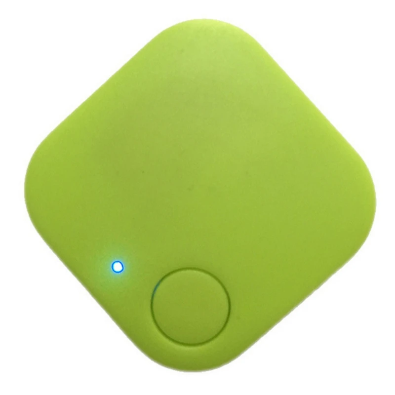 Bluetooth Анти-потери трекер для домашних животных Беспроводной низкой энергии интеллектуальное двунаправленное устройство определения местоположения локатор ПЭТ сигнализация - Цвет: Зеленый